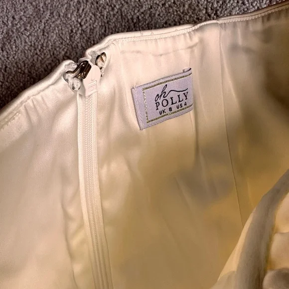 Oh Polly Power of Love Bodysuit in Oyster White - Picture 4 of 5